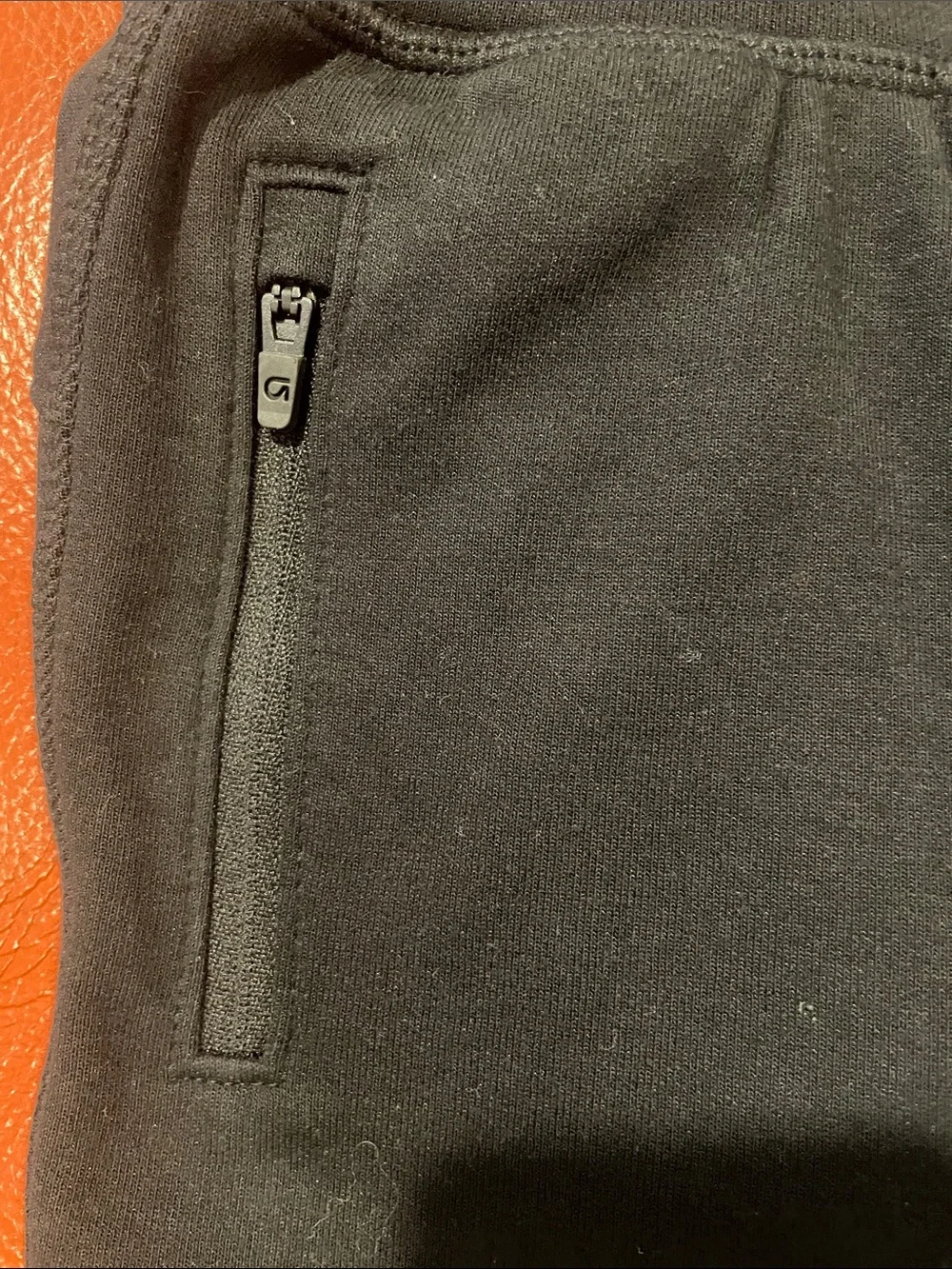 Gap NWOT Kids Black Jogger Pants with Zipper Pockets